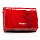 Portfel, czerwony, skórzany, Rovicky