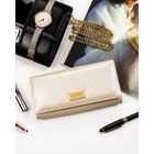 Portfel, ecru, Peterson