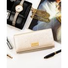 Portfel, ecru, Peterson