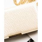 Portfel, ecru, skóra ekologiczna, Peterson