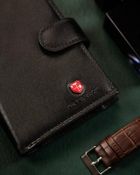 Portfel męski, skórzany, Peterson