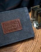 Portfel, niebieski, skórzany, Forever Young