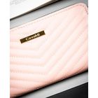 Portfel, różowy, skóra ekologiczna, 4U Cavaldi