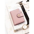 Portfel, różowy, skóra ekologiczna, RFID, Rovicky