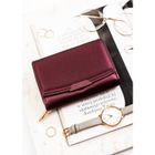 Portfel, śliwkowy, skóra ekologiczna, RFID, Rovicky