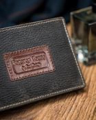 Portfel, szary, skórzany, Forever Young