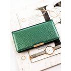 Portfel, zielony, skóra ekologiczna, RFID, Rovicky