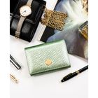 Portfel, zielony, skóra naturalna i ekologiczna, Peterson