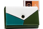 Portfel, zielony, skórzany, Peterson