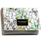 Portfel, zielony, skórzany, Peterson
