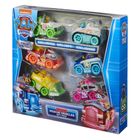 Psi Patrol, Die-Cast neon, metalowe pojazdy, zestaw