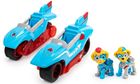 Psi Patrol, Mighty Twins, 2 figurki + transformujący pojazd 2w1