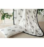 Pulp, Wesoła Zebra, kocyk muślinowy z lamówką, 100-120 cm