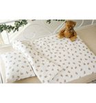 Pulp, Zamyślony Miś, pościel z bawełny muślinowej, 100-135 cm