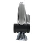 Pupilplanet, smycz automatyczna z pojemnikiem na worki, LED, 5m