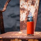 Pura Kiki, butelka termiczna ze słomką i pomarańczową osłonką, 260 ml