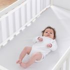 PurFlo, Pur Air, oddychający ochraniacz do łóżeczka, Soft White