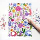 Puzzlove, CzuCzu, Kwiaty ogrodowe, puzzle, 1000 elementów