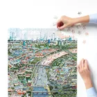 Puzzlove, CzuCzu, Miasto Warszawa, puzzle, 1000 elementów