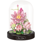 QBI, Otwarty Kwiat Lotosu, klocki konstrukcyjne, 389 elementów