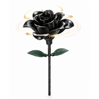 QBI, otwierana czarna róża, klocki konstrukcyjne, 45 elementów