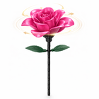 QBI, otwierana czerwona róża, klocki konstrukcyjne, 45 elementów