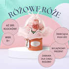 QBI, róże, świecąca kula, klocki konstrukcyjne, 305 elementów