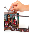 QBI, Ulice Londynu, miniaturowy telewizor retro, podświetlenie LED, puzzle 3D, 100 elementów