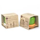 Qualy, Cactiss, pojemnik na papier, biało-zielony, 10276-WH-GN