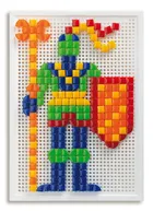 Quercetti, Zestaw kreatywny, Mozaika Fantacolor Portable Large, Domek, 300 elementów