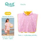 Quut, dwustronne poncho kąpielowe dla dzieci, Banana Pink