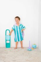 Quut, dwustronne poncho kąpielowe dla dzieci, Lagoon