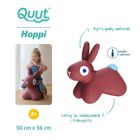 Quut, Hoppi, Bunny, skoczek, burgundy