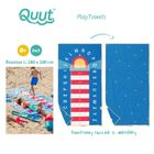 Quut, PlayTowels, dwustronny ręcznik plażowy, Lighthouse Blue, 100-180 cm
