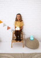 Rabbit & Friends, Królik Słodziak, lampka silikonowa, biała