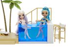 Rainbow High, Pool & Beach Club, zestaw z basenem zmieniającym kolory