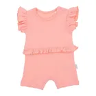 Rampers dziewczęcy, koralowy, Nicol