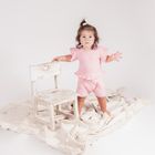 Rampers dziewczęcy, różowy, Nicol