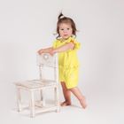 Rampers dziewczęcy, żółty, Nicol