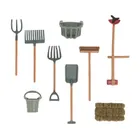 Ranczo z koniami, zestaw figurek z akcesoriami