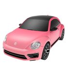 Rastar, Volkswagen Beetle UV Sensitive, pojazd zdalnie sterowany, różowy, 1:24