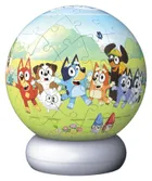 Ravensburger, Bluey, Kula, puzzle 3D, lampka, 72 elementy