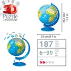 Ravensburger, Globus, puzzle 3D, 180 elementów