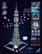 Ravensburger, Iconics, Empire State Building, puzzle 3D LED, 224 elementy