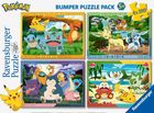 Ravensburger, Pokemon, puzzle, 4-100 elementów