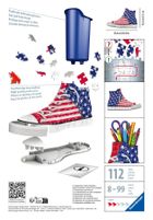 Ravensburger, Trampek, USA, puzzle 3D, 108 elementów