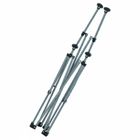 Redcliffs, krzesło kempingowe z poduszką adve, czarne, 74-83-91 cm