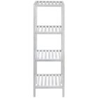 Regał łazienkowy, Norway white, 4 poziomy