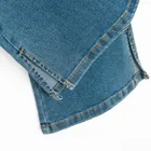 Regulowane spodnie jeansowe flare z przetarciami Cool Club