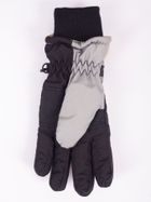 Rękawiczki narciarskie chłopięce, beżowe, Yoclub